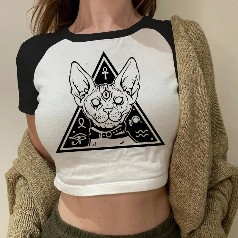 Sexy T-shirt Future Milf Star Women's Crop Top