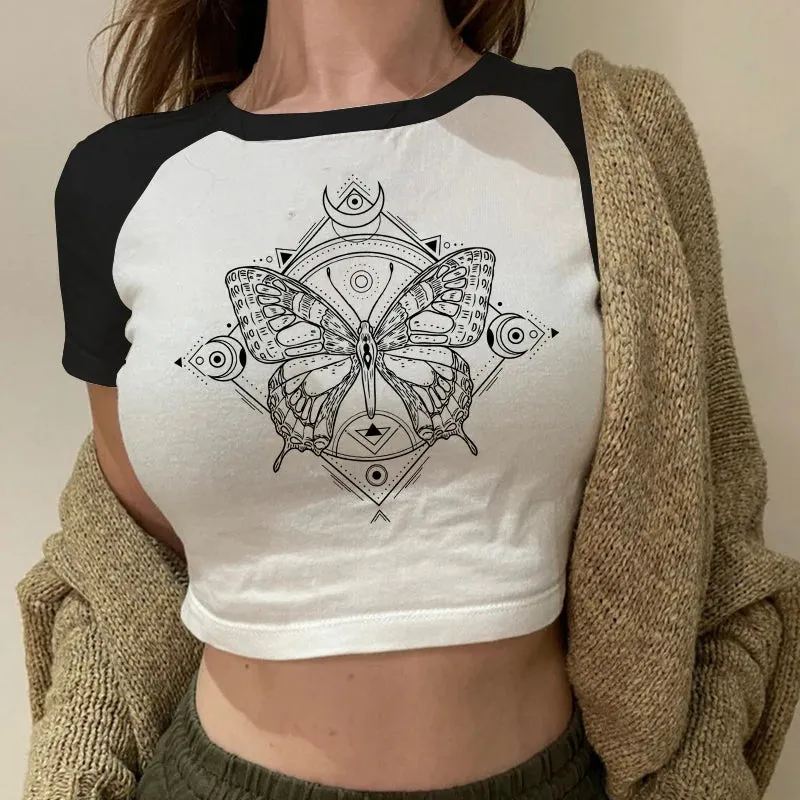 Sexy T-shirt Future Milf Star Women's Crop Top