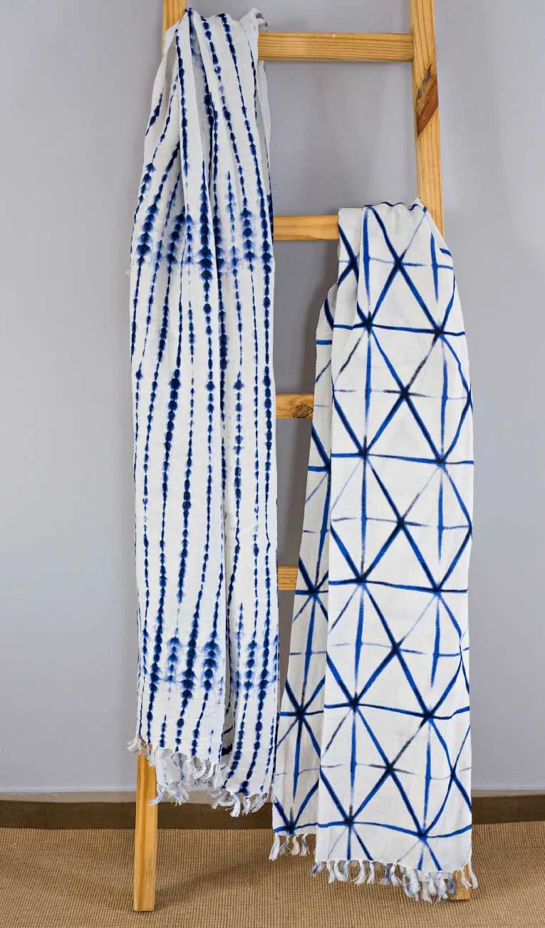 Shibori Rope Throw