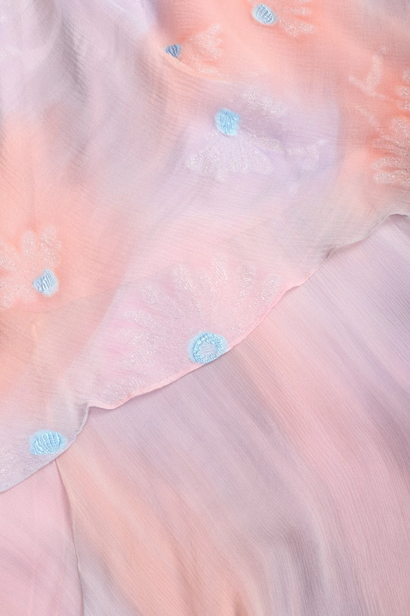 Silk Sunset Watercolor Dress