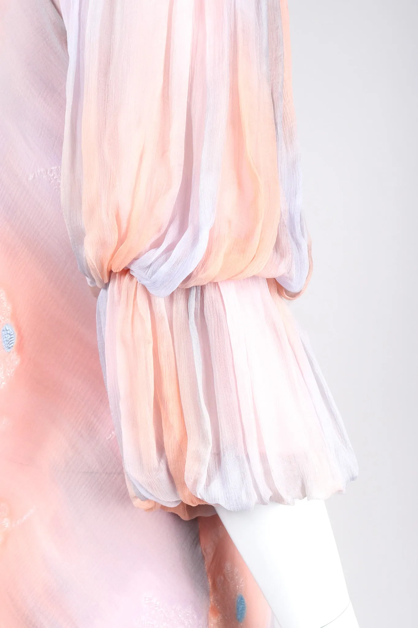 Silk Sunset Watercolor Dress