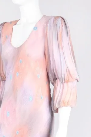 Silk Sunset Watercolor Dress