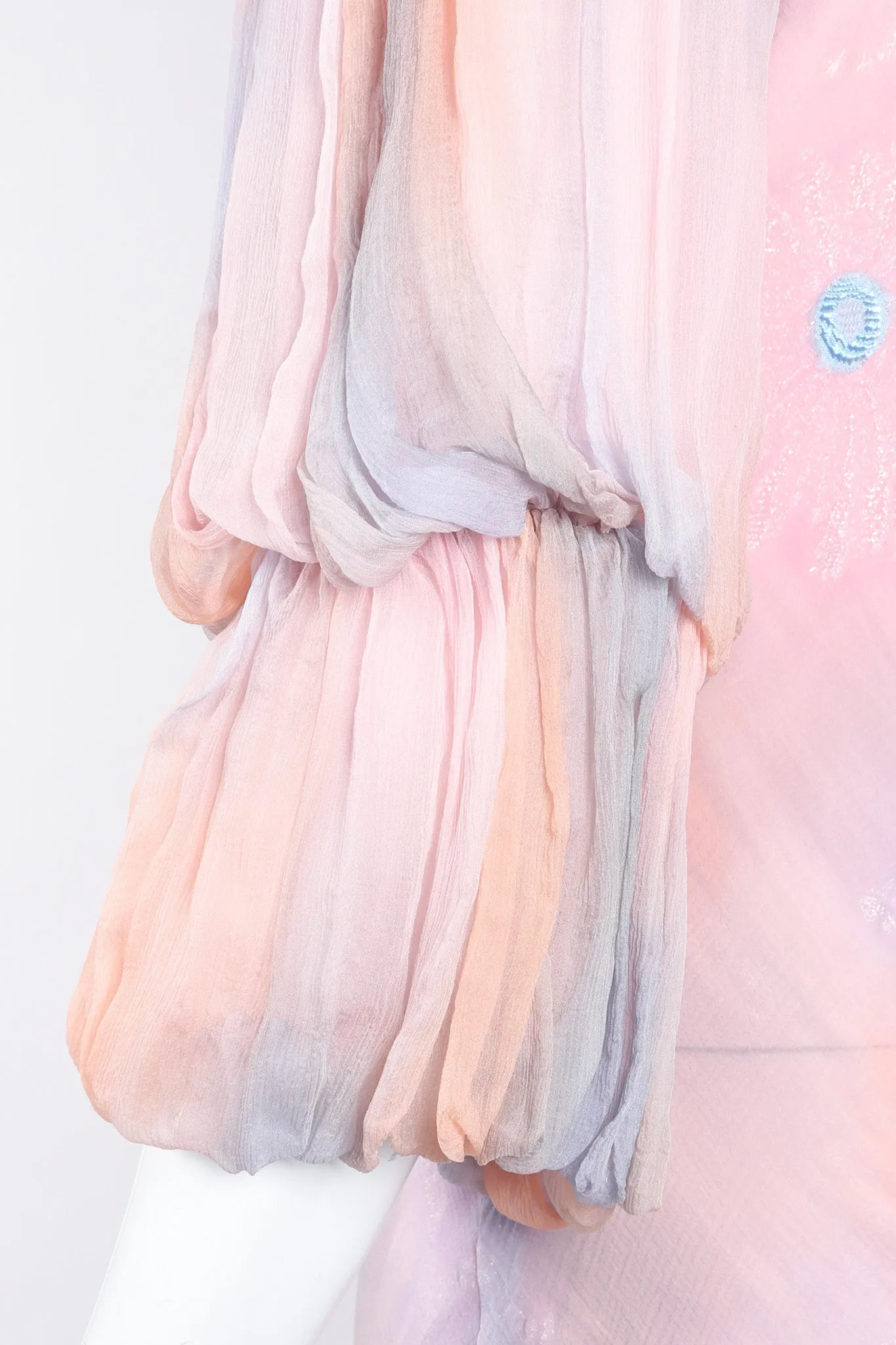 Silk Sunset Watercolor Dress