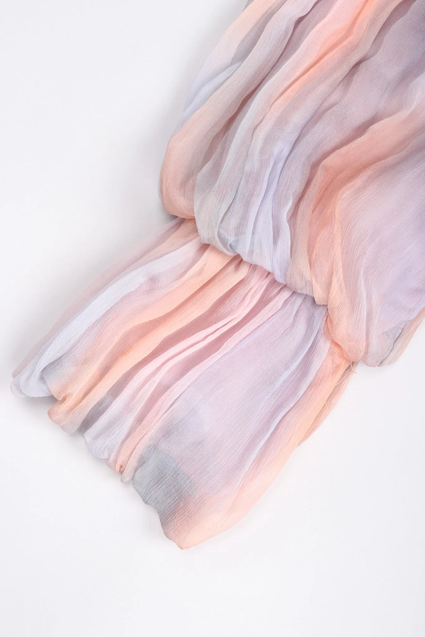 Silk Sunset Watercolor Dress