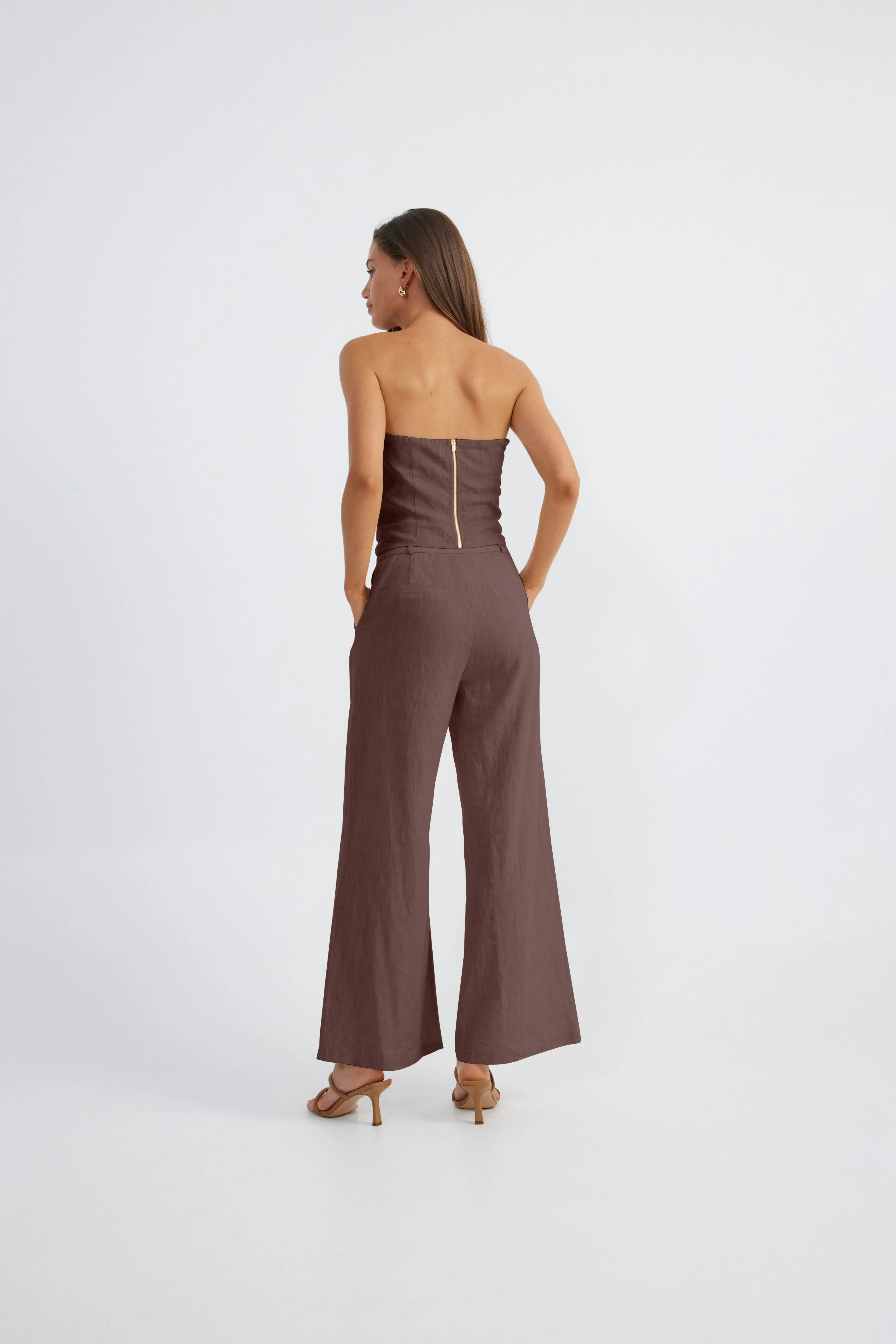 SNDYS Romi Linen Top