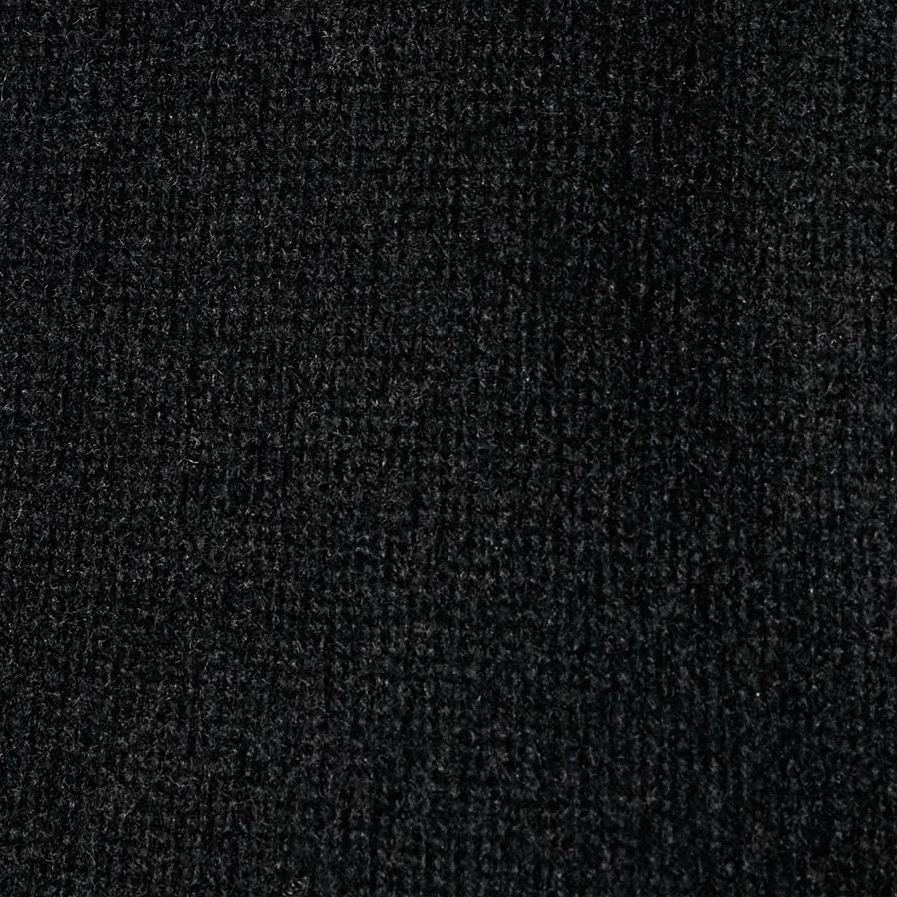 Soft Featherweight Cashmere Cropped Crew Neck - Black