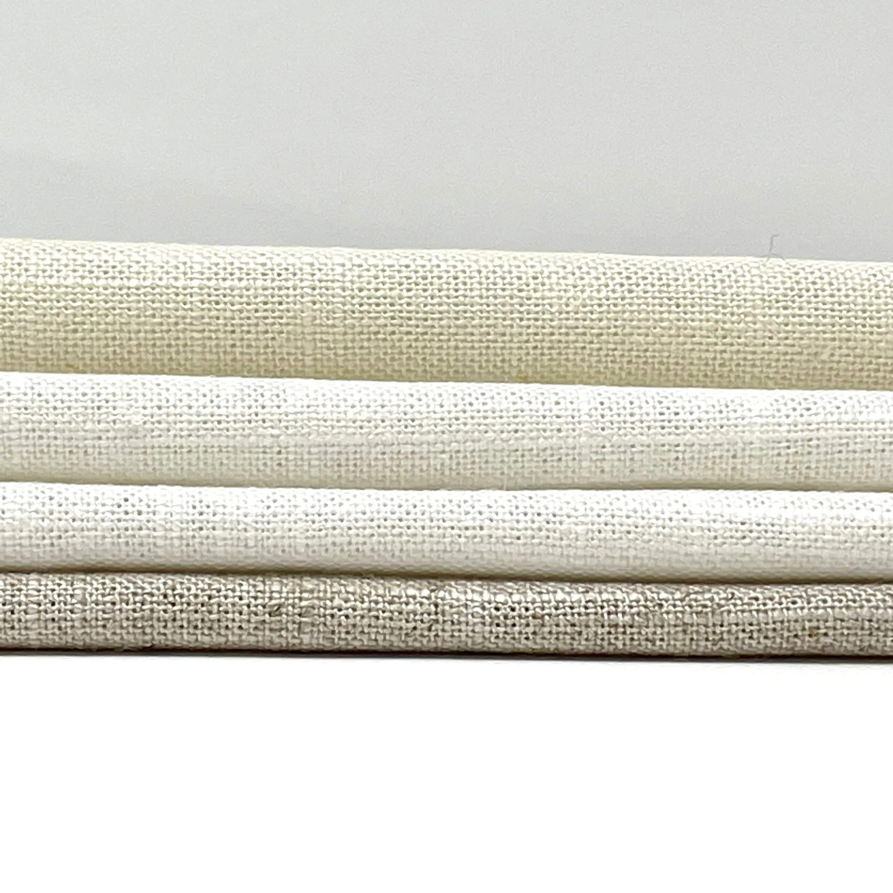 Solid Sheer Net Linen Blend Fabric By The Yard/CL1063
