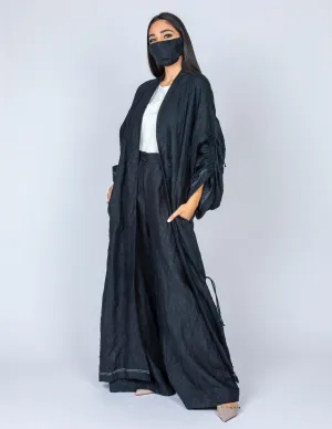 SS20 ORGANIC CRUSHED LINEN PALAZZO PANTS