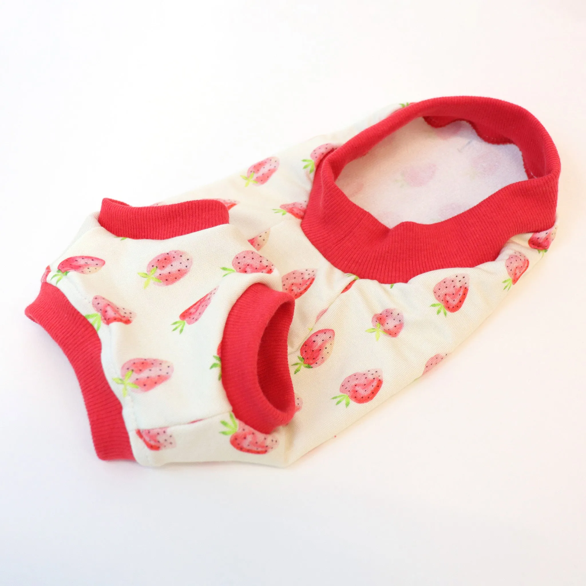 Strawberry Sleeveless Dog Top