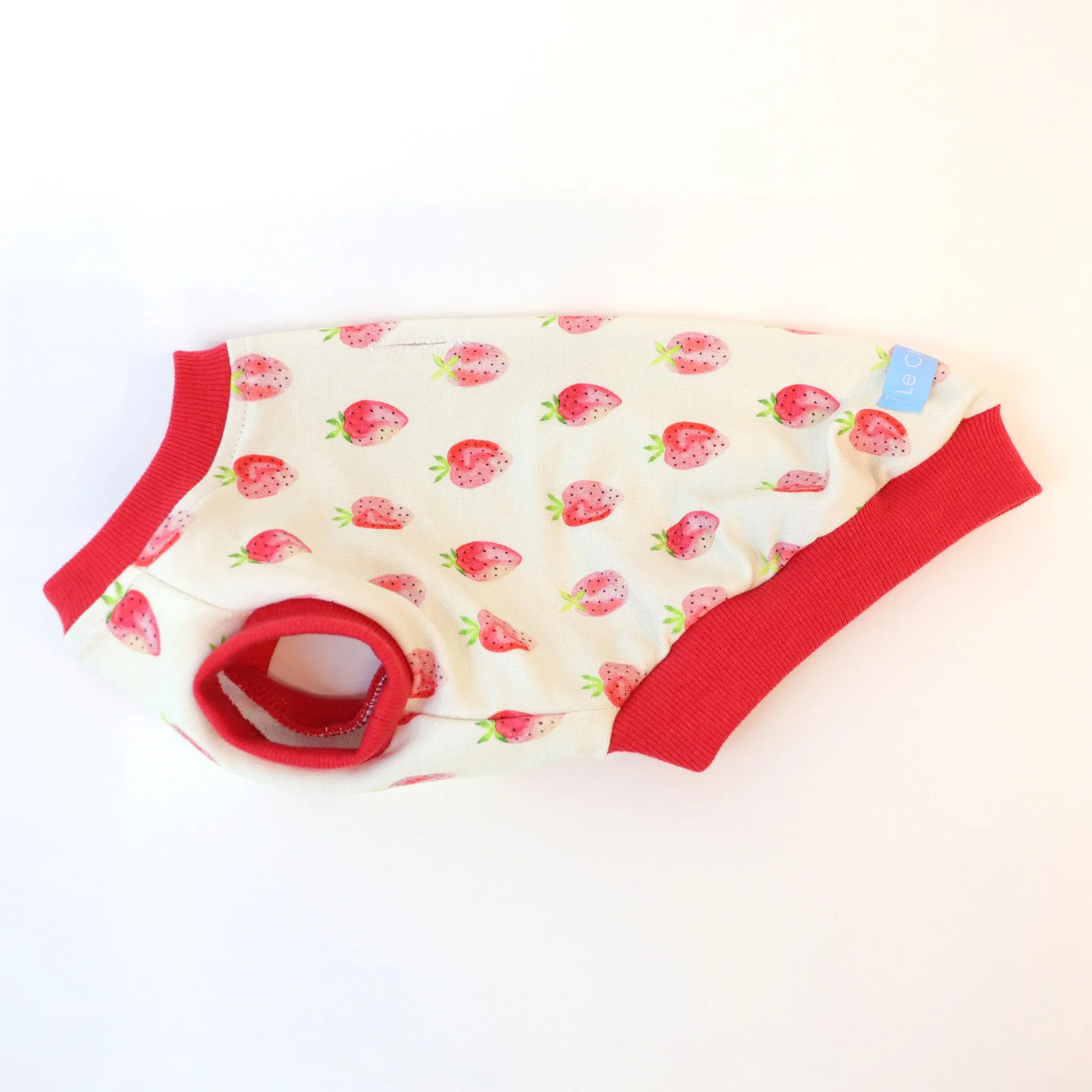 Strawberry Sleeveless Dog Top