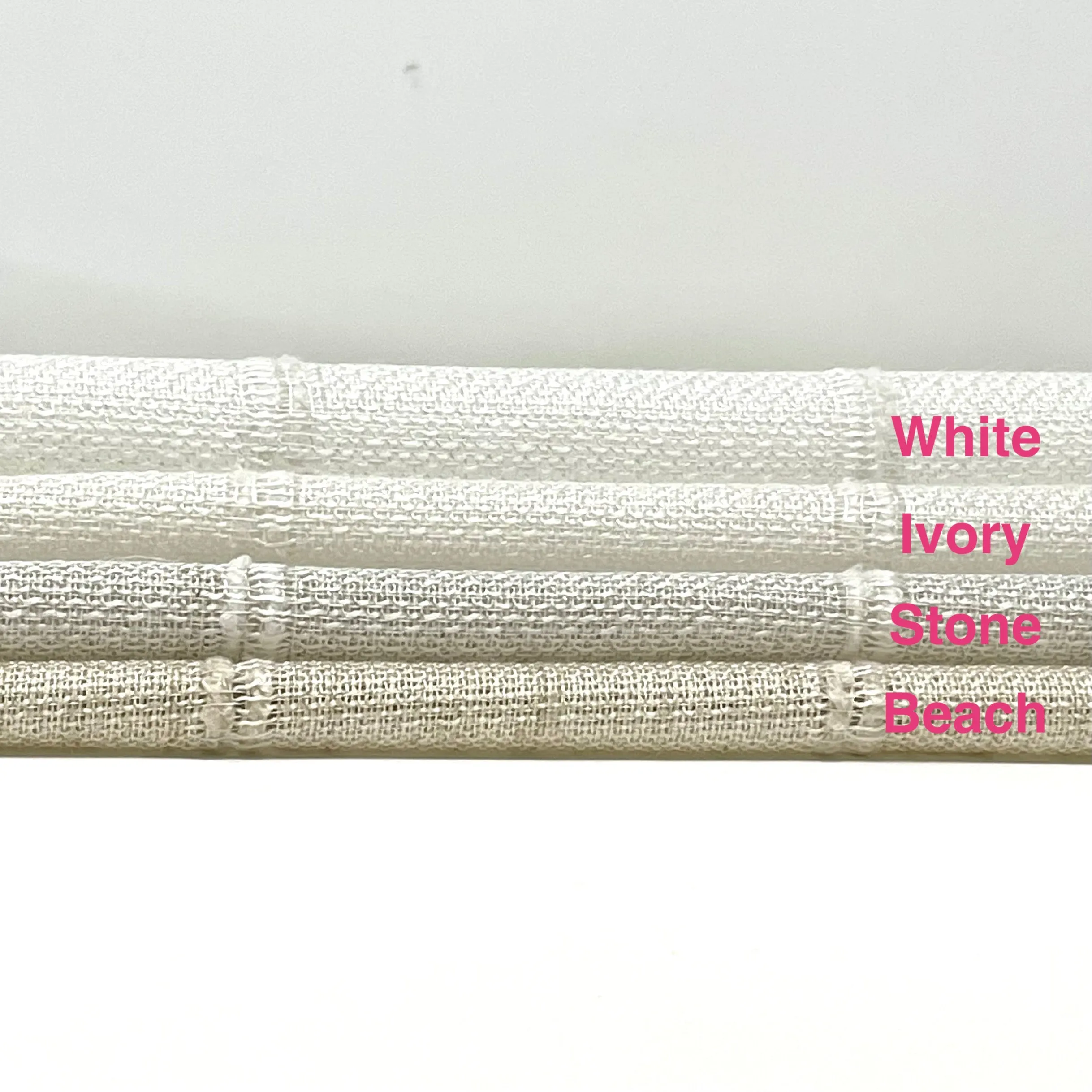 Stripe Embroidery Blend Linen Fabric By The Yard/CL1060