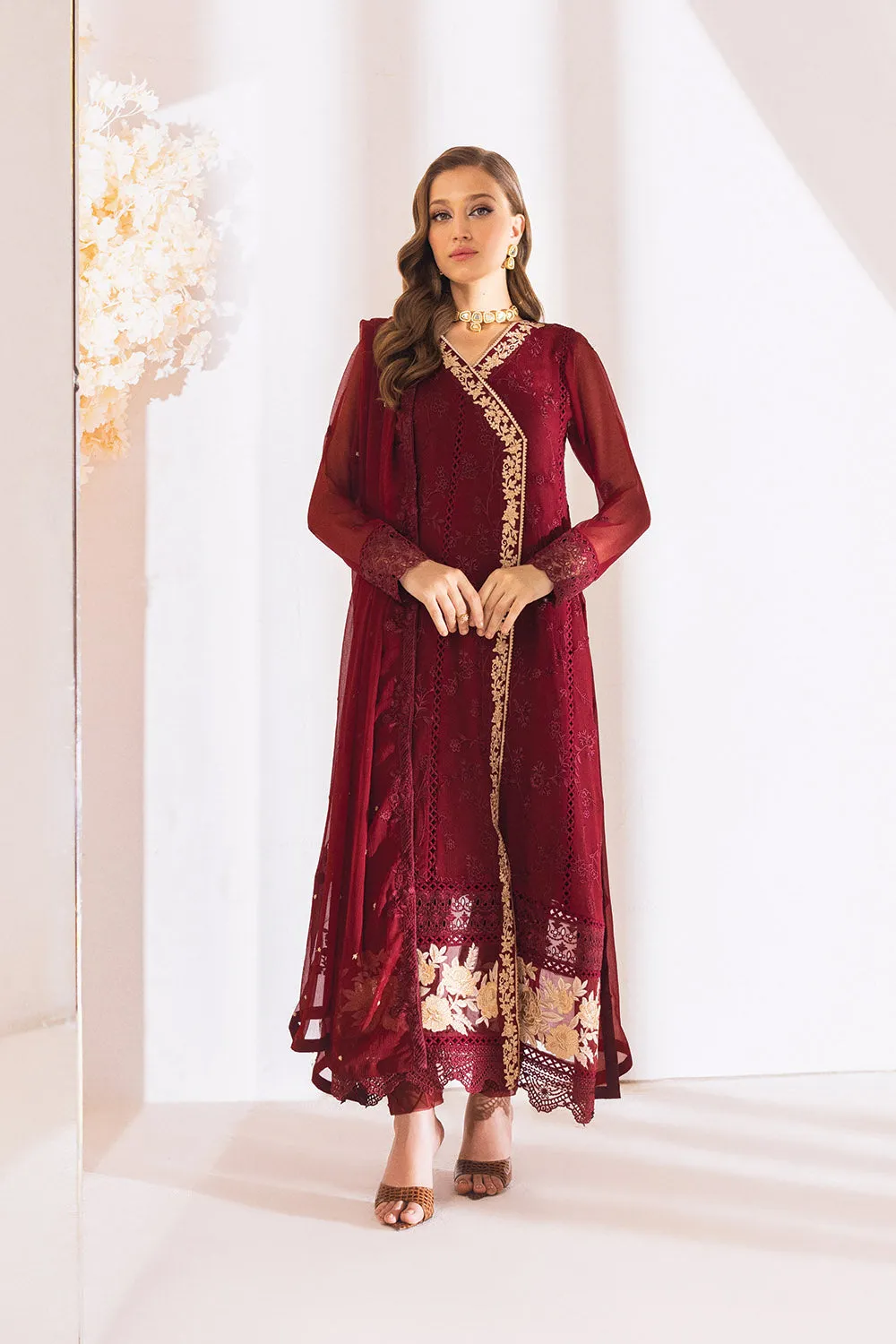 Tempting Berry |  Azure Ensembles Chiffon 3PCS 2023