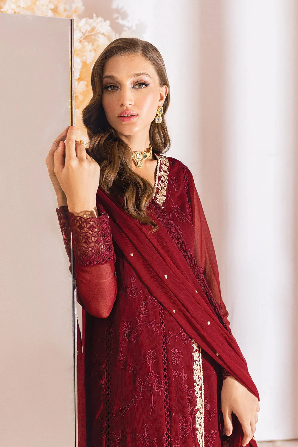 Tempting Berry |  Azure Ensembles Chiffon 3PCS 2023
