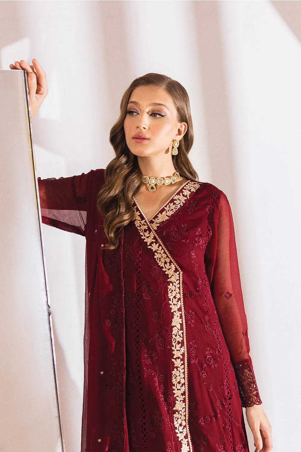 Tempting Berry |  Azure Ensembles Chiffon 3PCS 2023