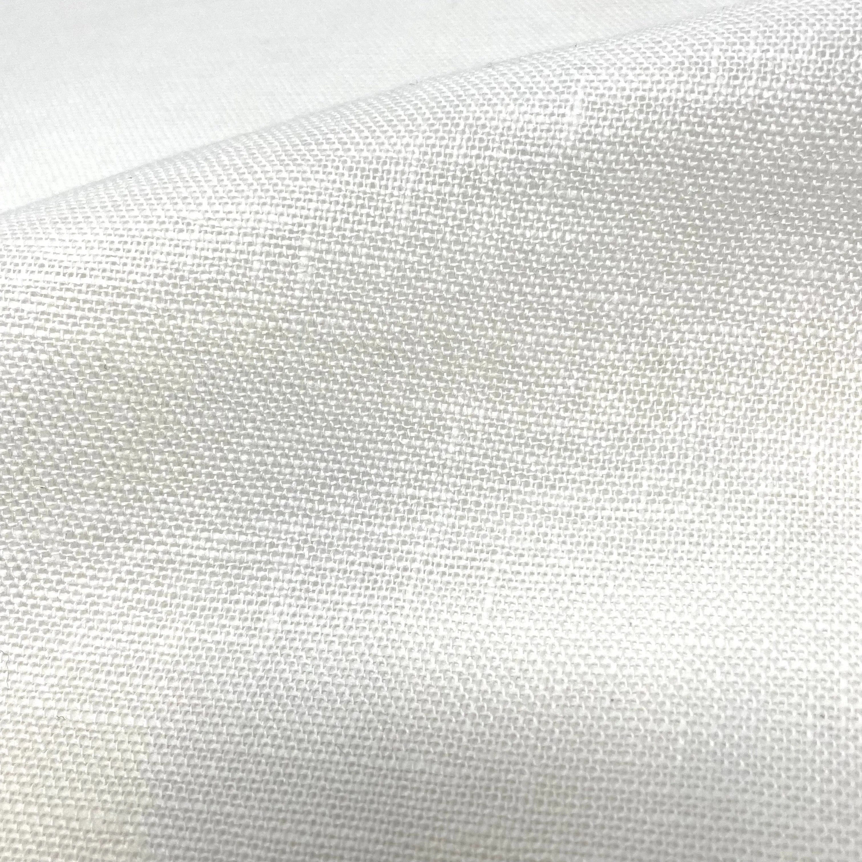 Textured Rustic Old 100% Natural Sheer Linen Fabric By The Yard/CL1075