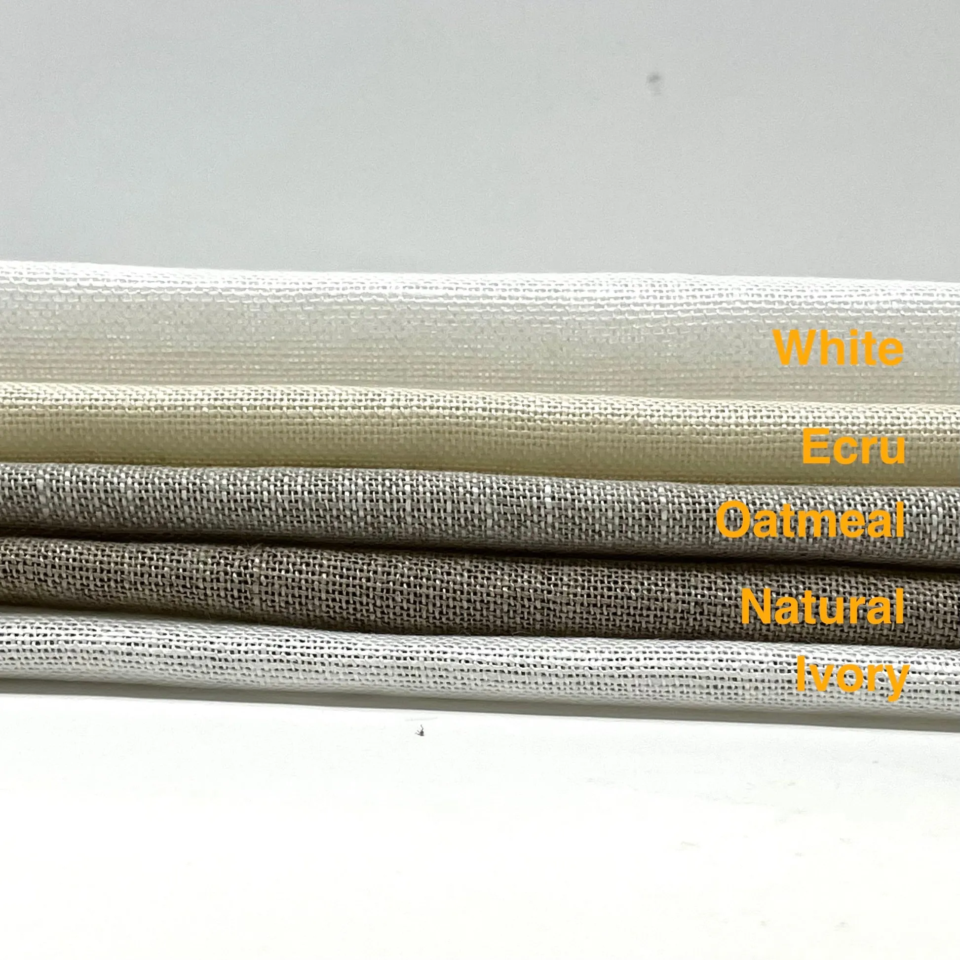 Textured Rustic Old 100% Natural Sheer Linen Fabric By The Yard/CL1075