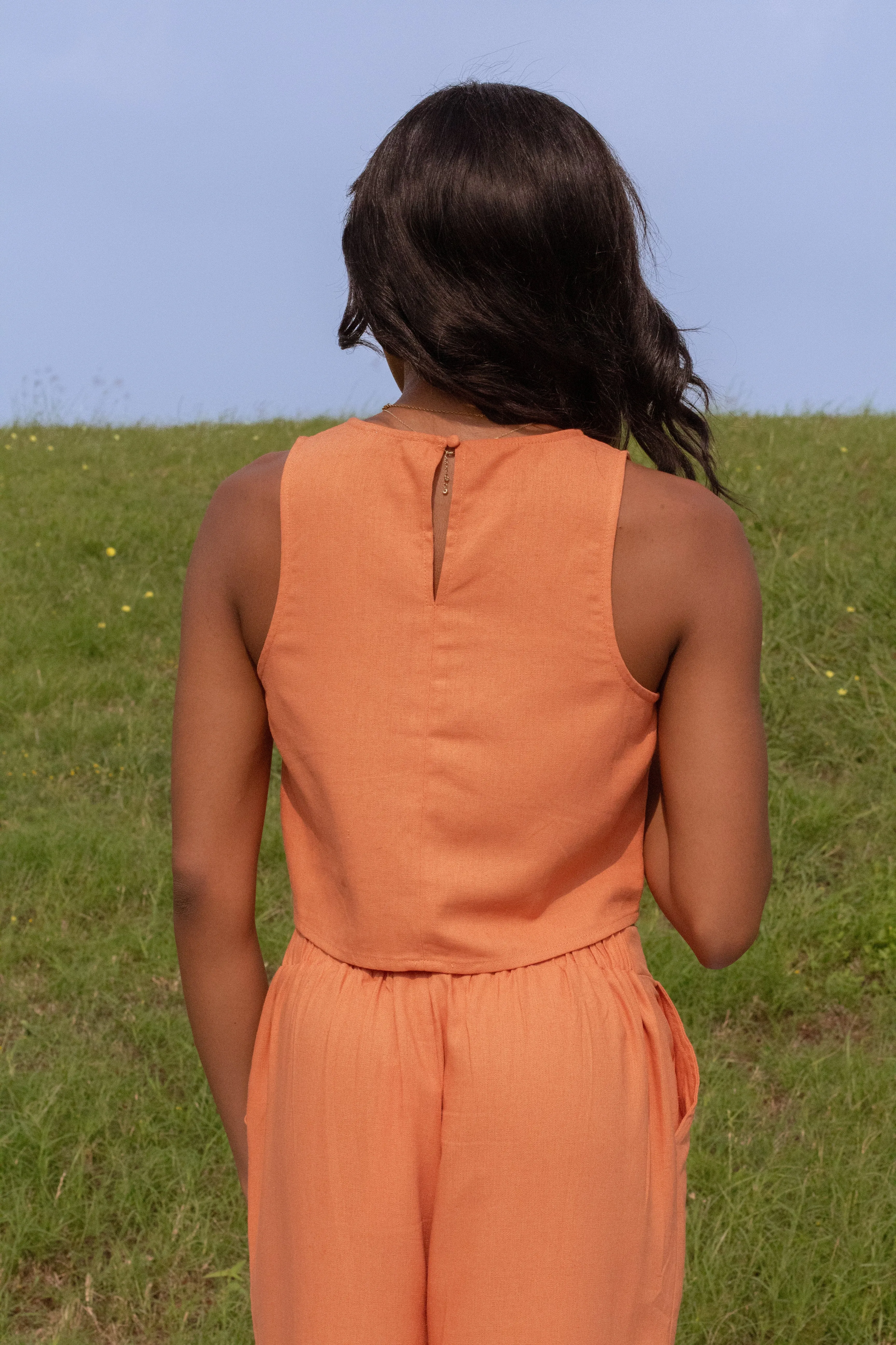 The Linen Crop (Rust Orange)