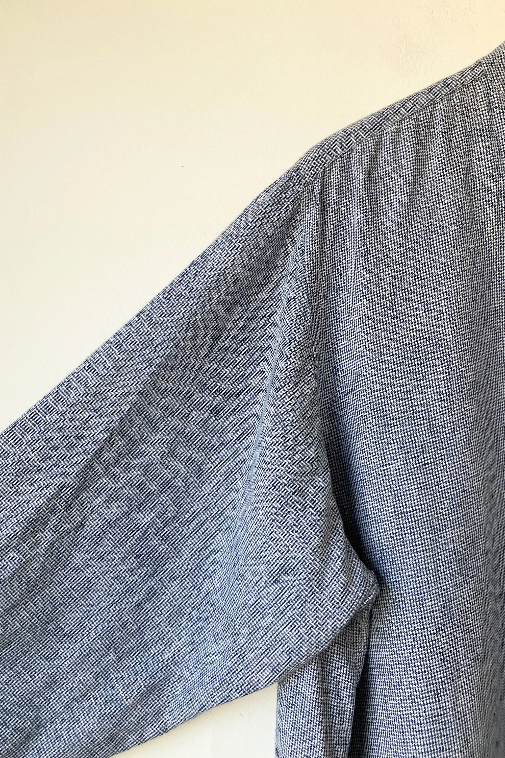 The Linen Press Blue Shirtdress