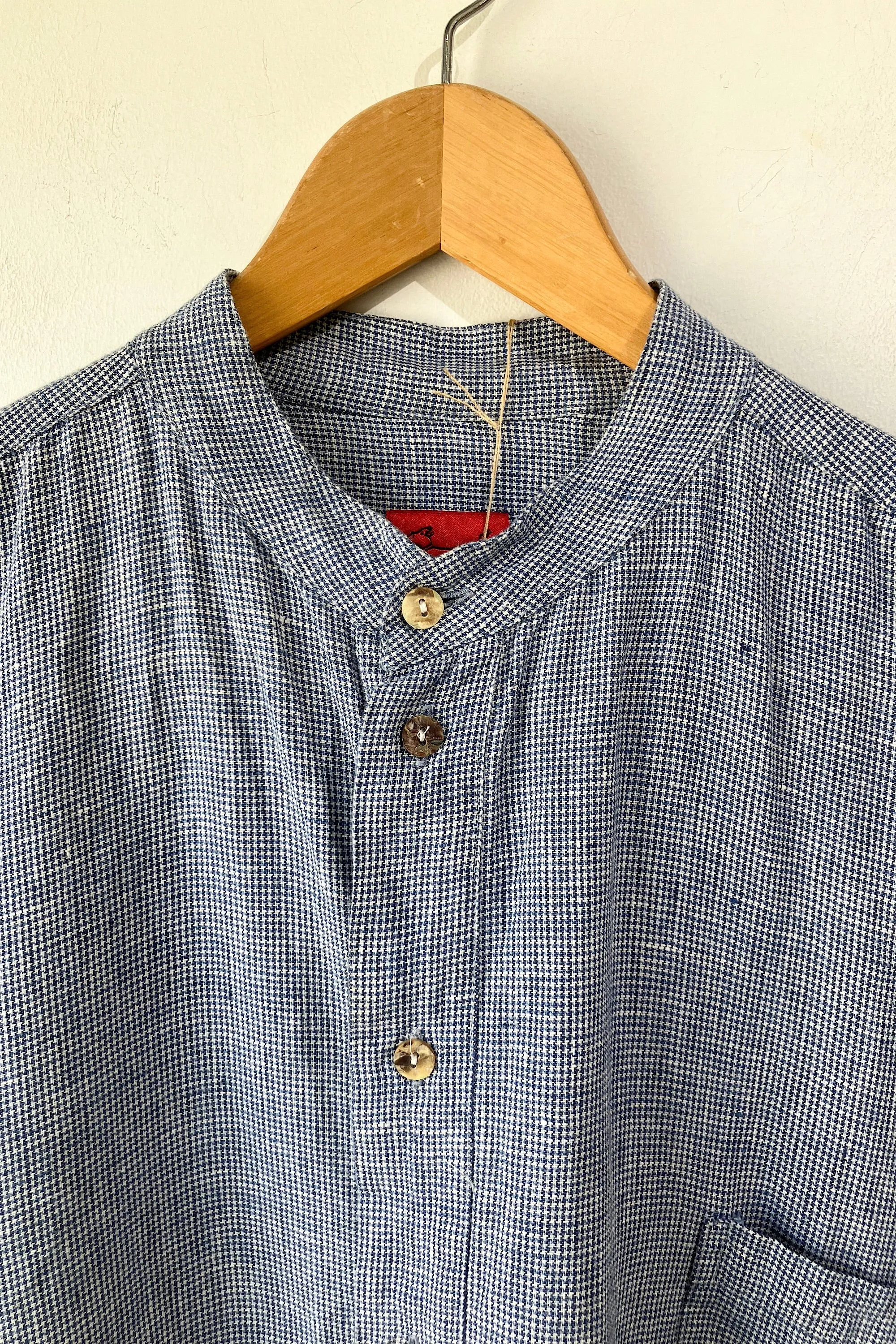 The Linen Press Blue Shirtdress