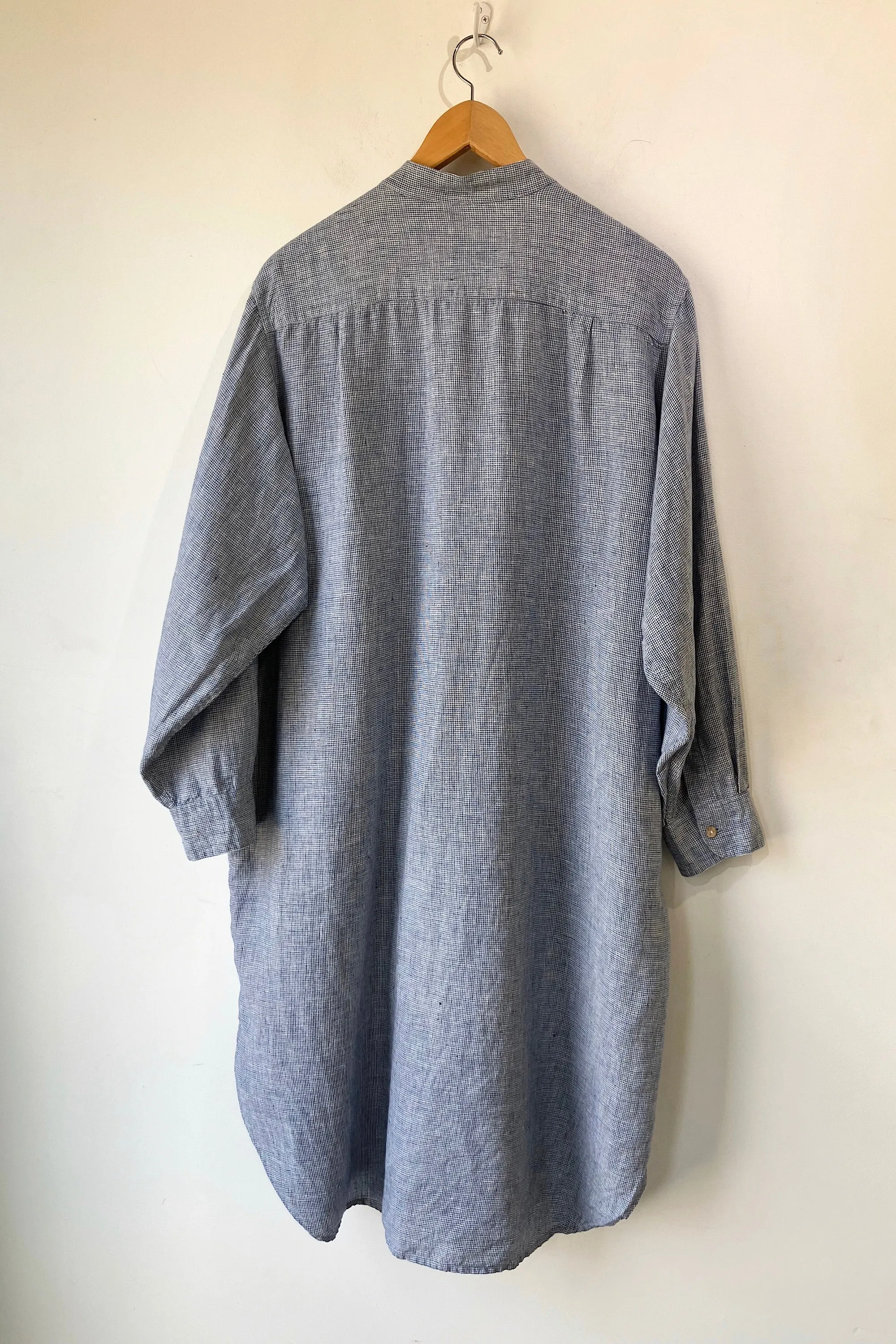 The Linen Press Blue Shirtdress