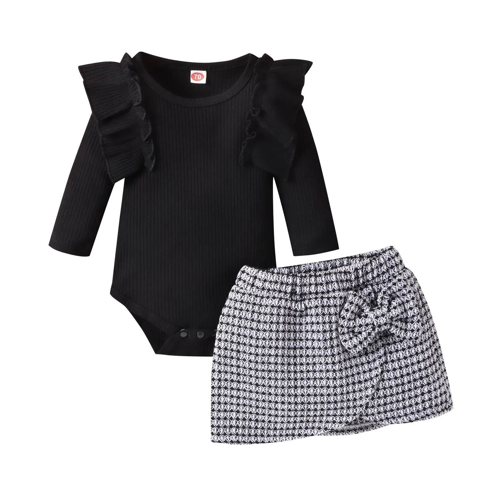 Toddler Formal Plaid & Frills
