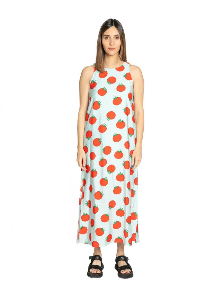 Tomato Long Dress