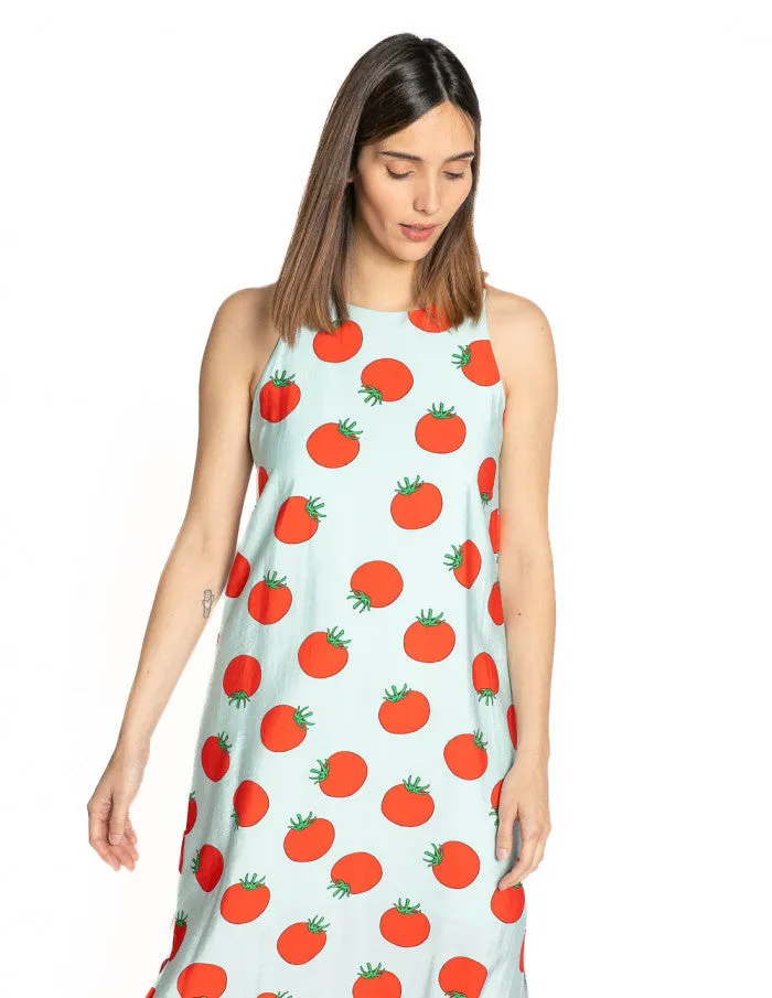Tomato Long Dress
