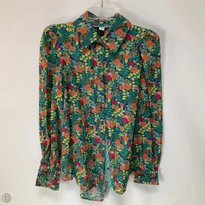 Top Long Sleeve By Sundance In Floral Print, Size: M
