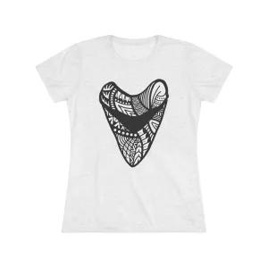 Tribal Megalodon - Women's Slim Fit - Tri-Blend