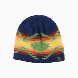 True Religion Geometric Pattern Beanie Hat