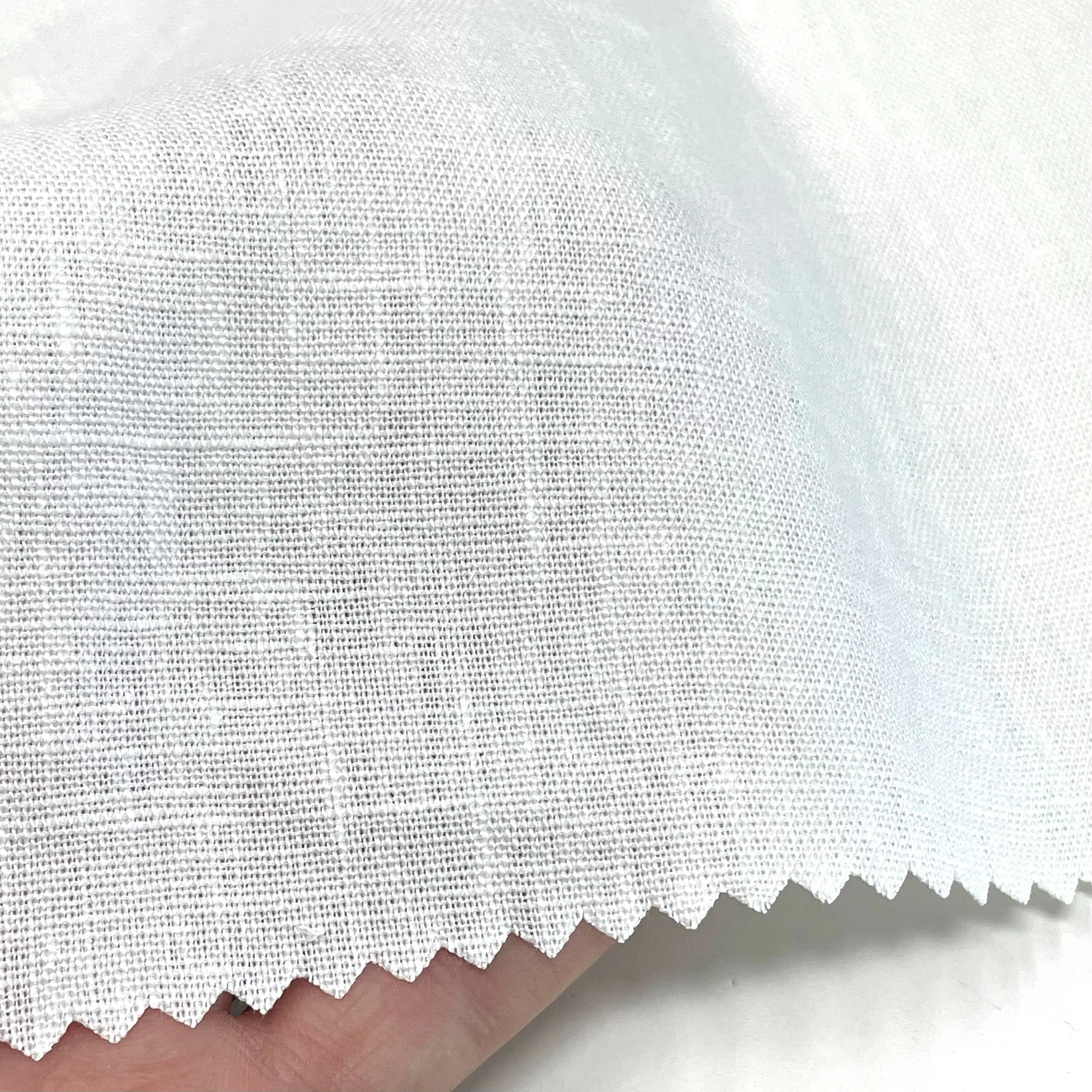 Tumbled Premium 100% Natural Linen Fabric By The Yard/CL1088