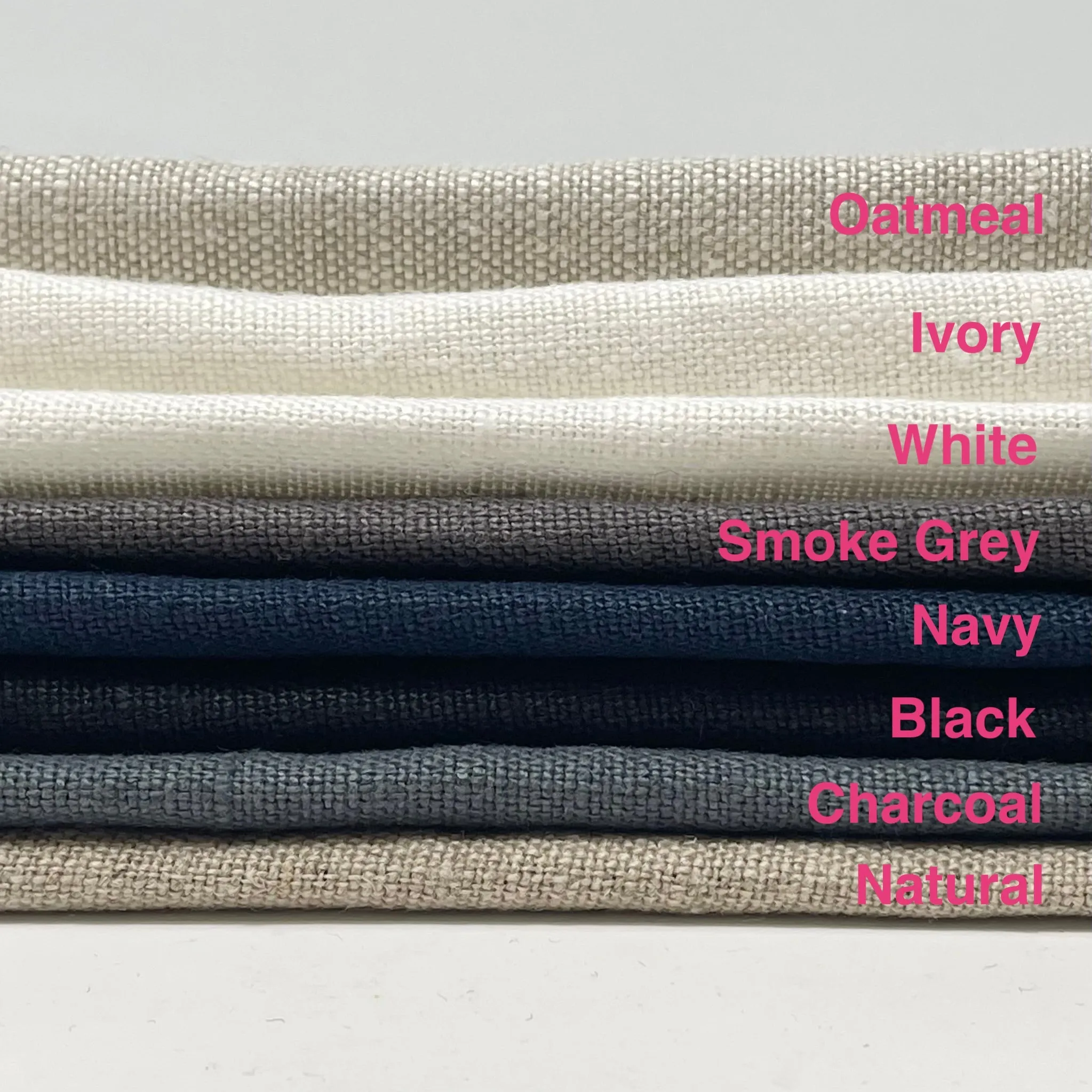 Tumbled washed Belgian 100% Natural Linen Fabric By The Yard/CL1064