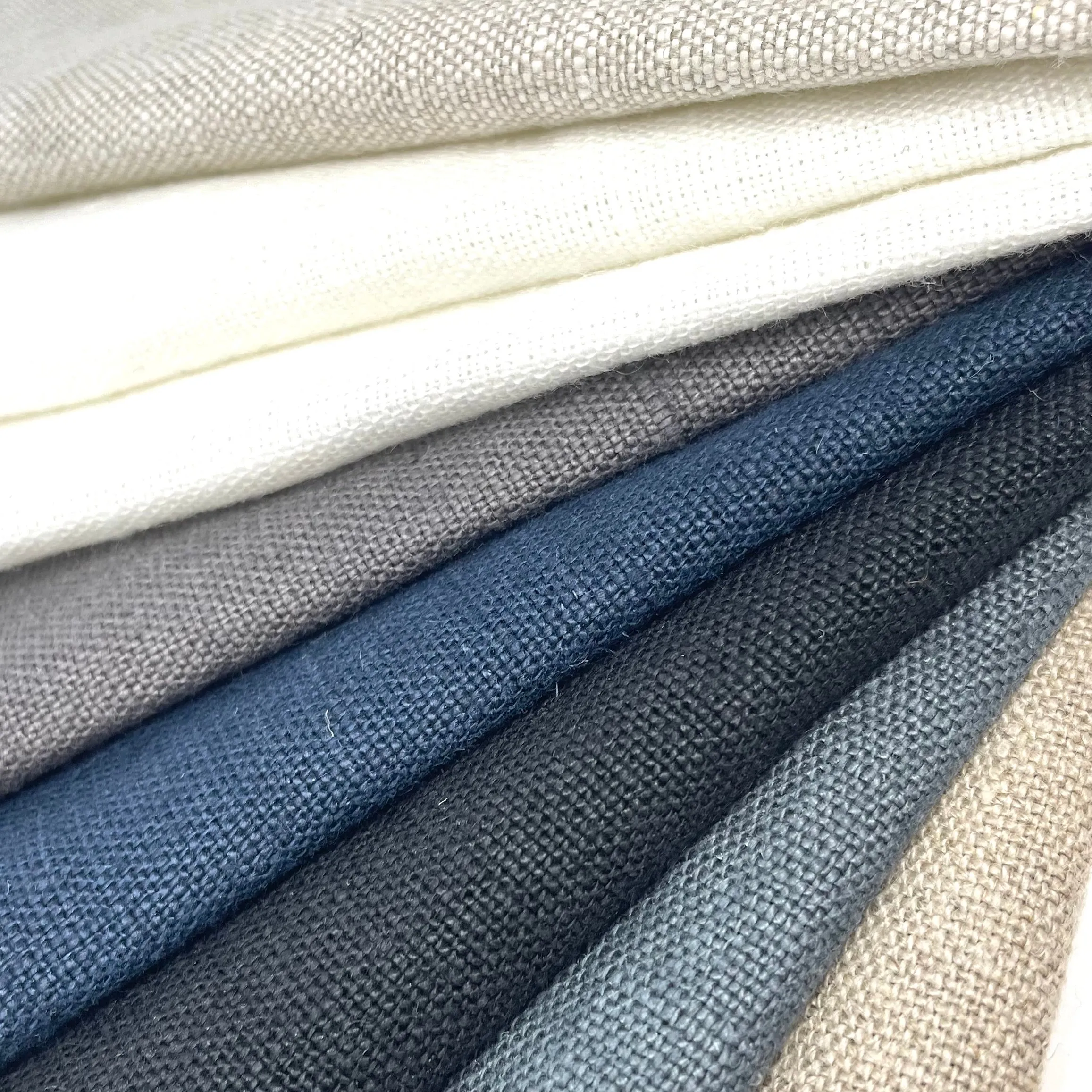 Tumbled washed Belgian 100% Natural Linen Fabric By The Yard/CL1064
