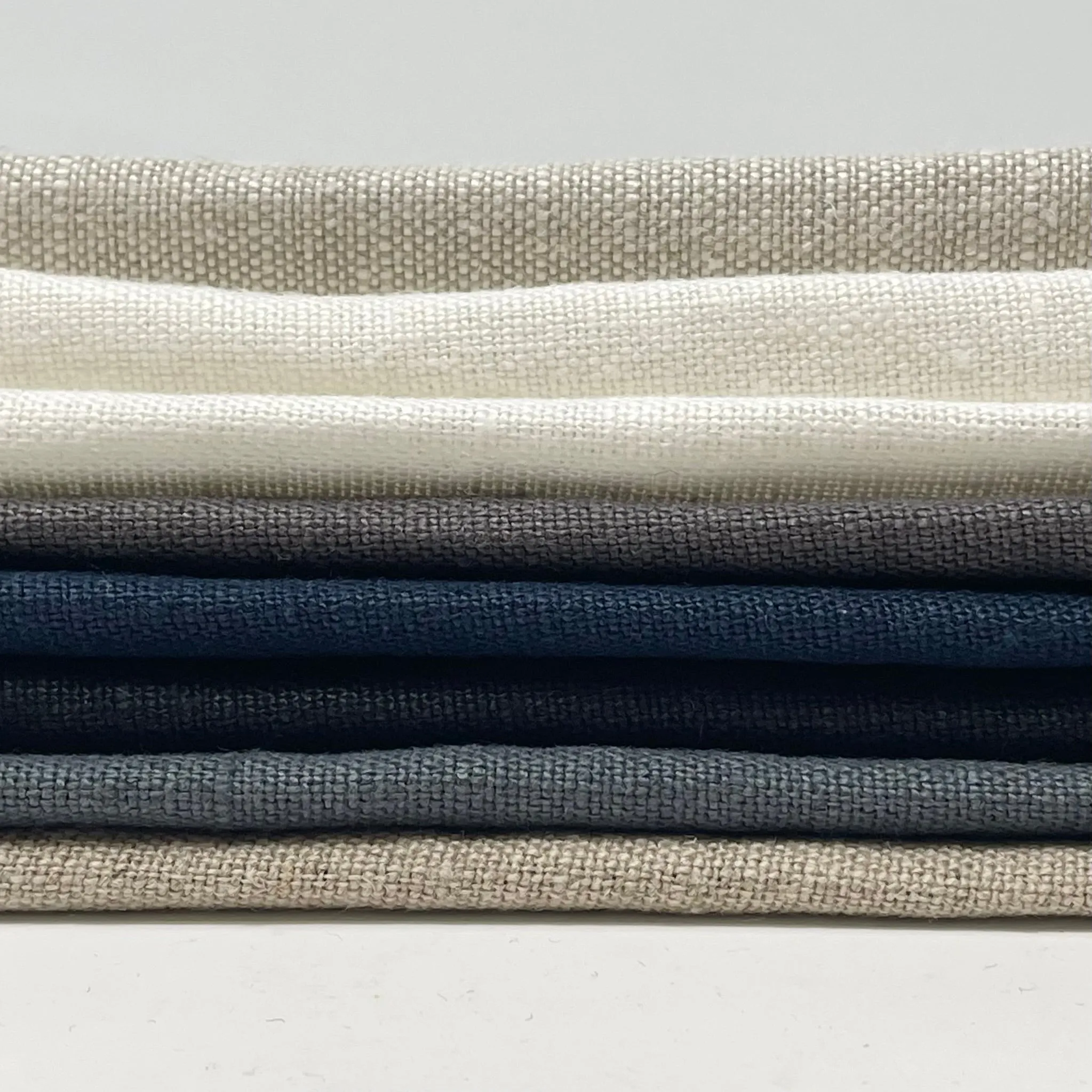 Tumbled washed Belgian 100% Natural Linen Fabric By The Yard/CL1064