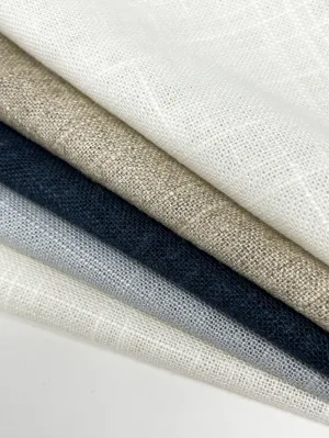 Vintage Medium Sheer Linen Blend Fabric By The Yard/CL1096