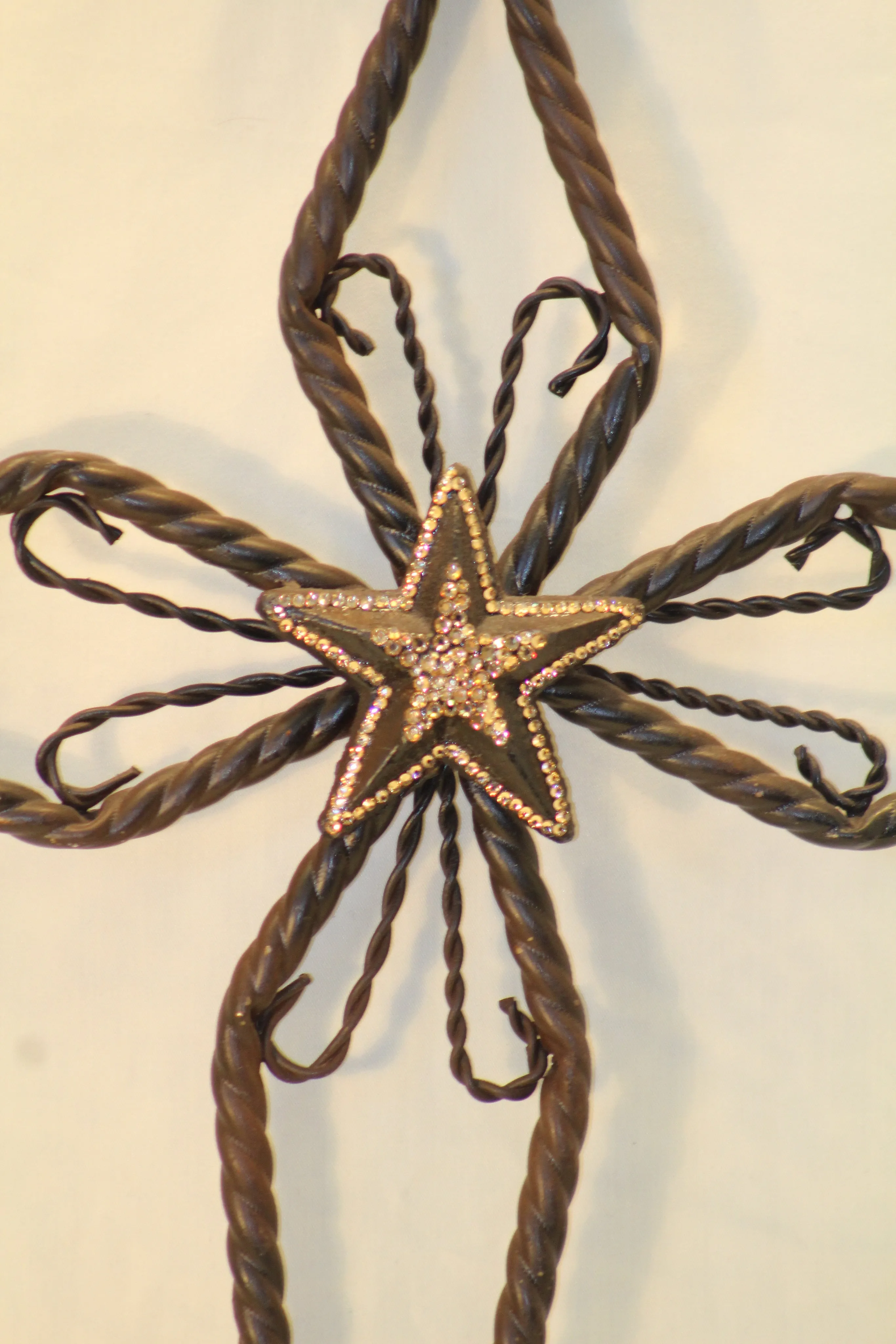 Wall Decor | Western Cross with Embellished Star
