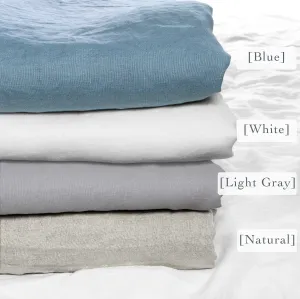 Washed Tumbled French Double Width 100% Natural Linen Fabric By The Yard/CL1058