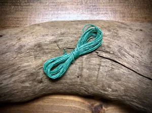 Waxed Irish Linen - Sea Green