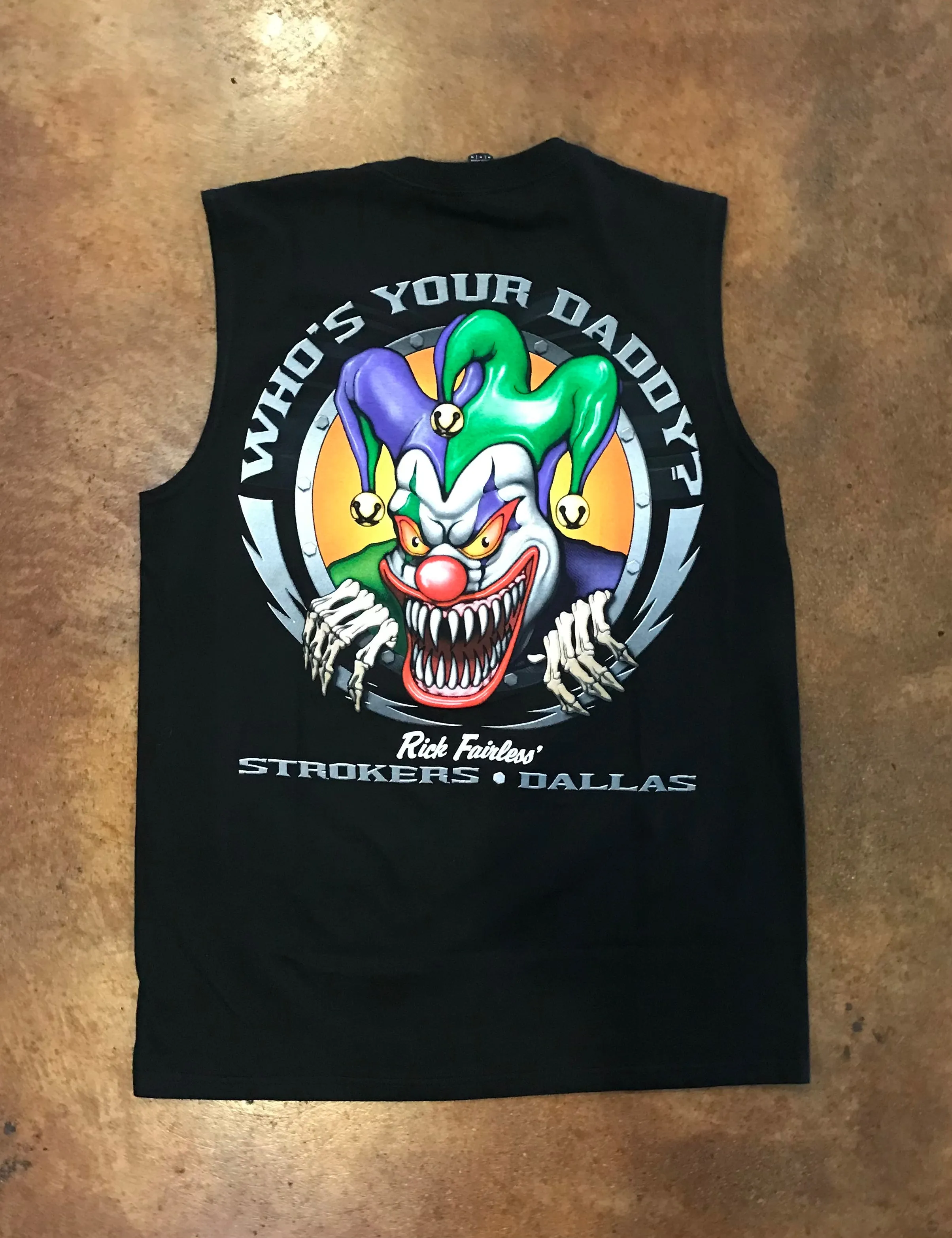Who's your Daddy Sleeveless T-Shirt - Black