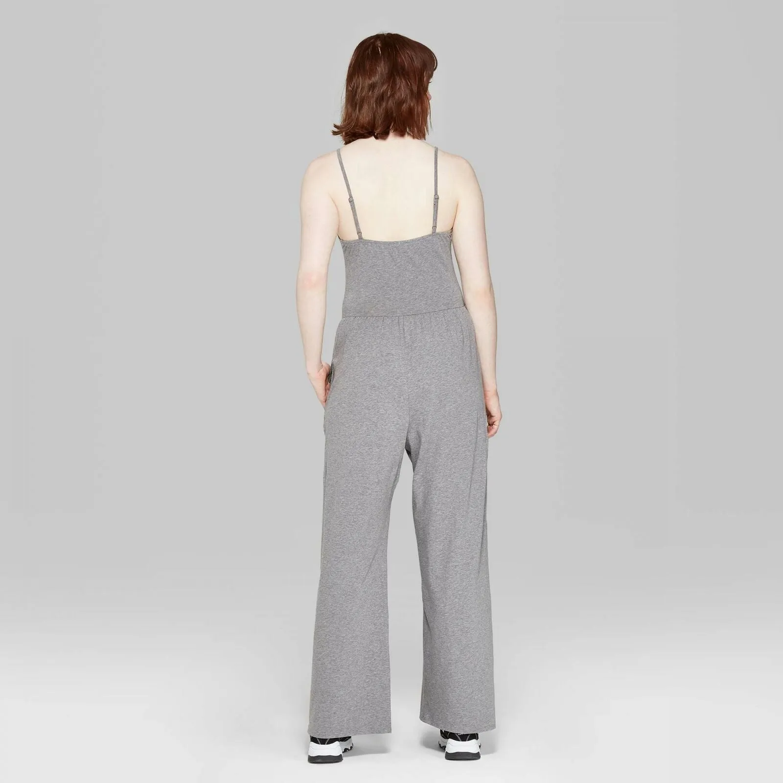 Wild Fable Women's Sleeveless Round Neck Knit Jumpsuit