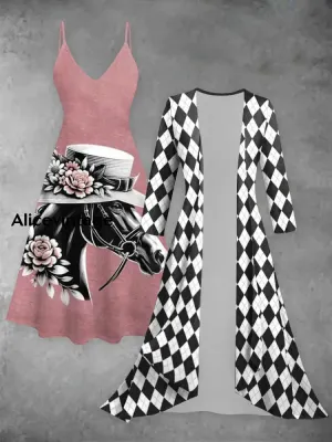 Women's Derby Geometric Print Dress