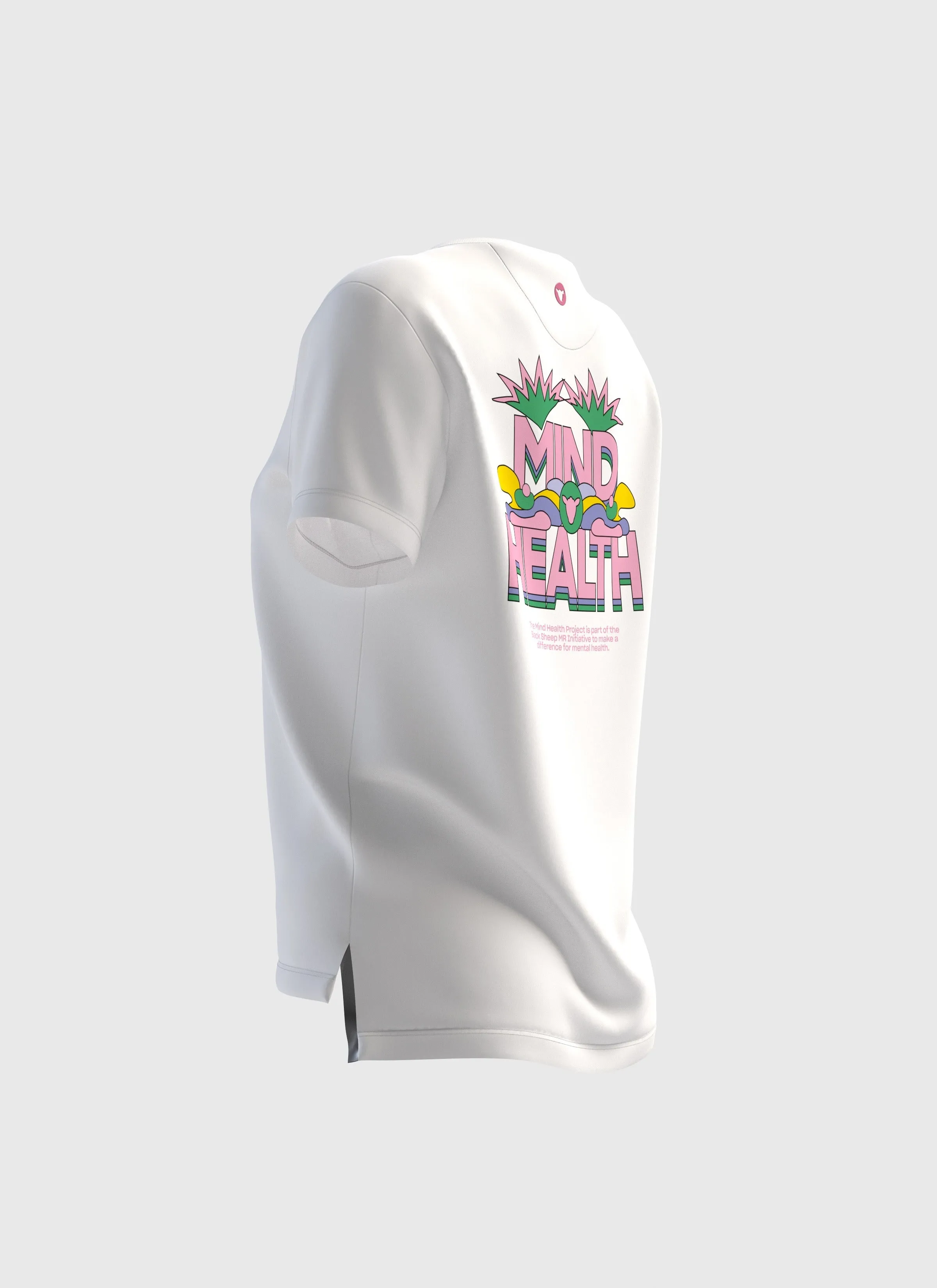 Women's Flex Tee - Mind Health - White