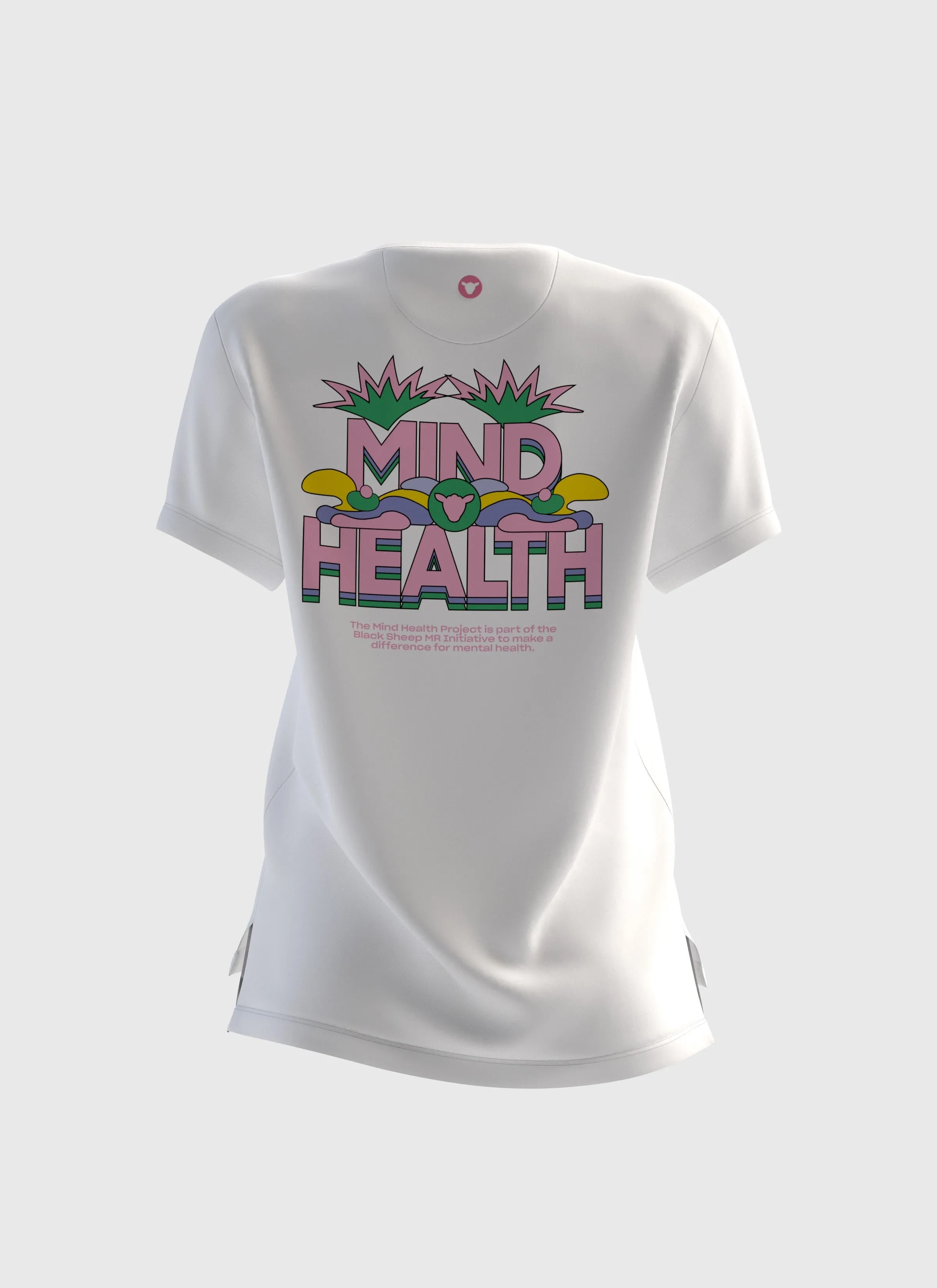 Women's Flex Tee - Mind Health - White