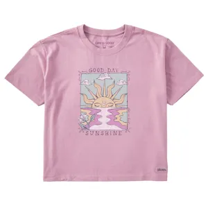 Women's Good Day Sunshine Ocean Boxy Crusher Tee - 121154