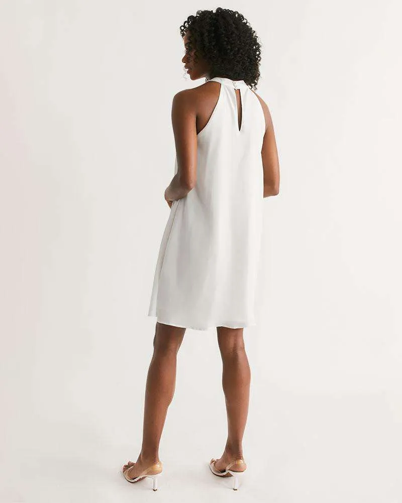 Women's Halter Dress Stay Beautiful Be Beautiful Be You