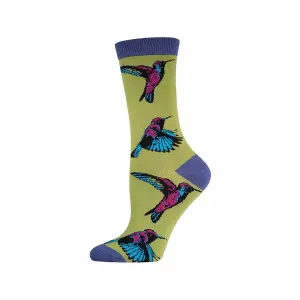 Women's | Hummingbirds Bamboo Socks