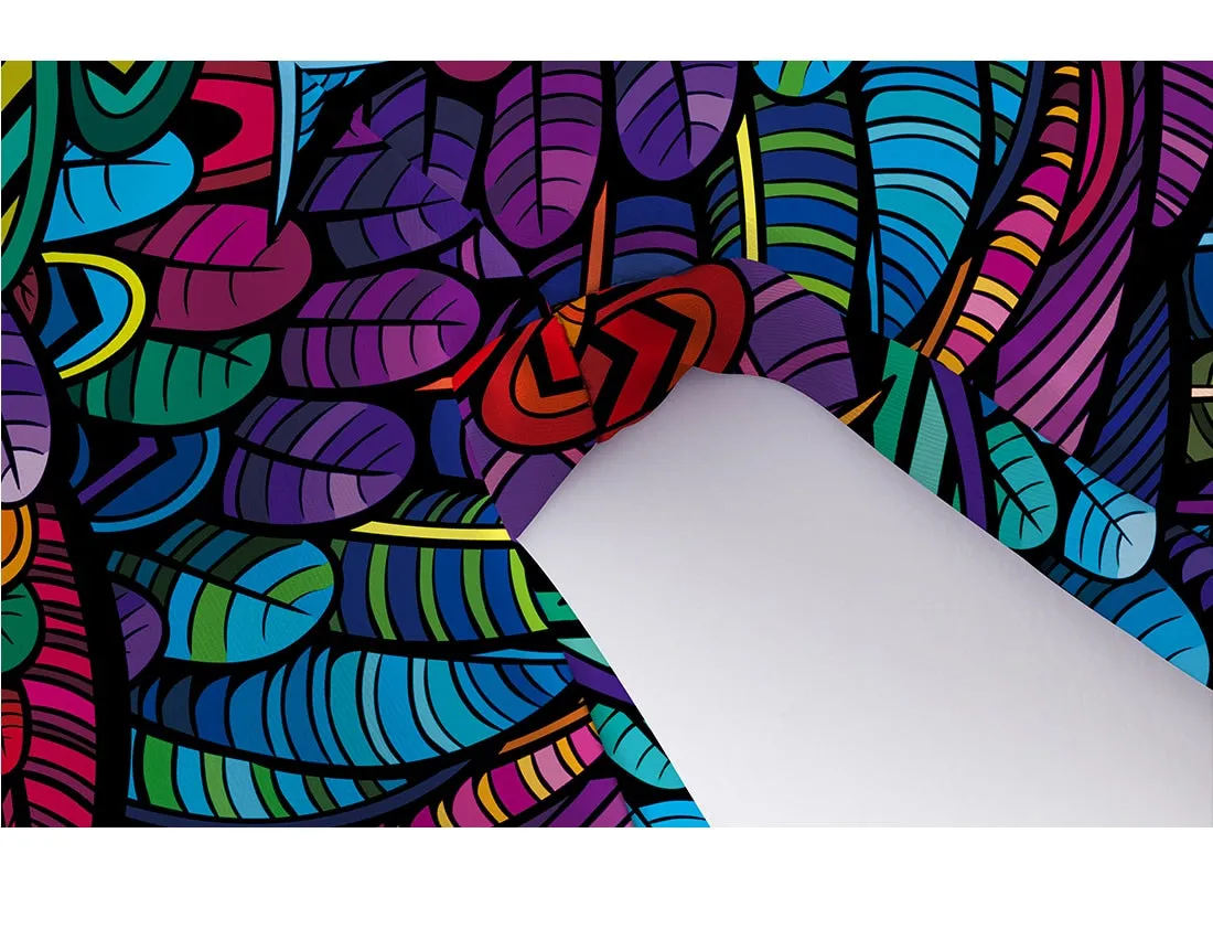 Women's Leggings Color Feathers Printed