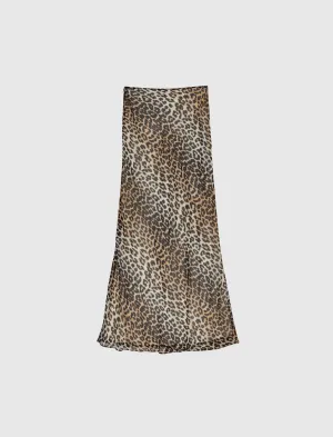 WOMEN'S PRINTED MAXI SKIRT