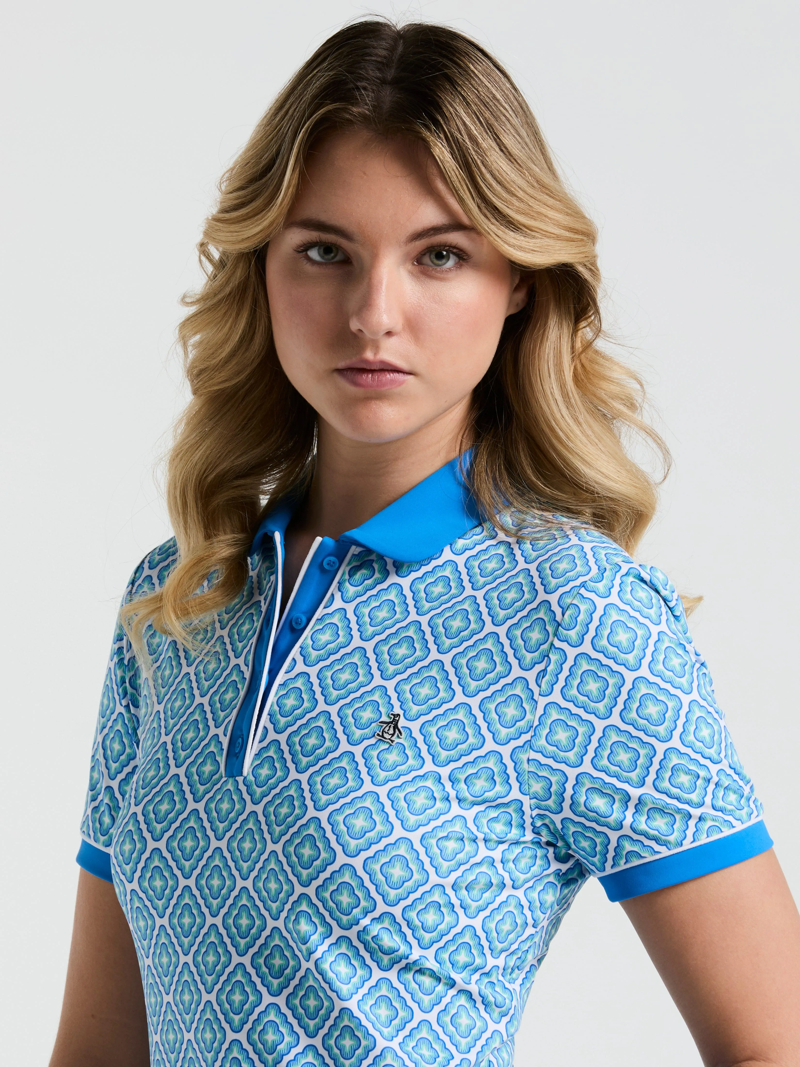 Women's Printed Polo