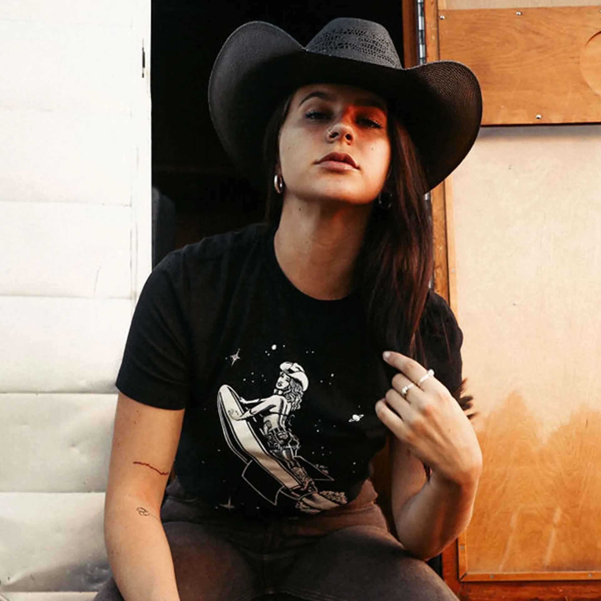 Women's Rocket Girl Bamboo Tee